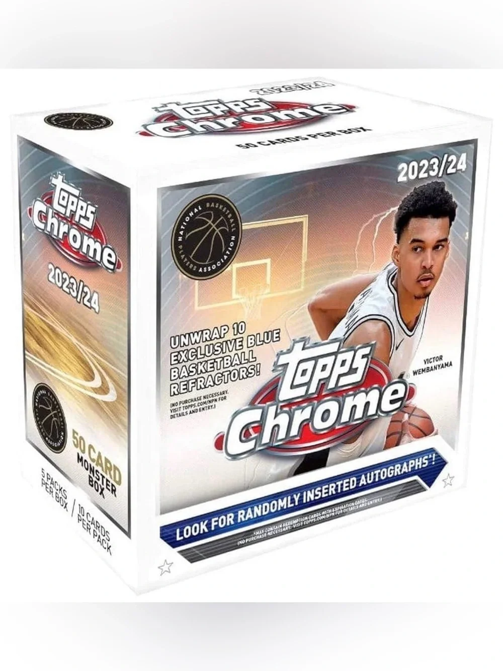 2023-24 Topps Chrome NBA Basketball Factory Sealed Mega Monster Box